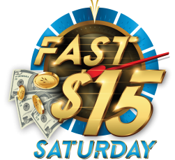 FAST $15 Saturday Logo
